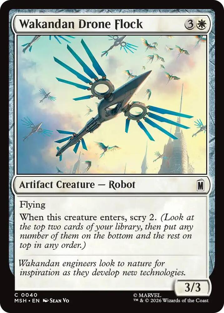 Wakandan Drone Flock 40 (Marvel Super Heroes) 