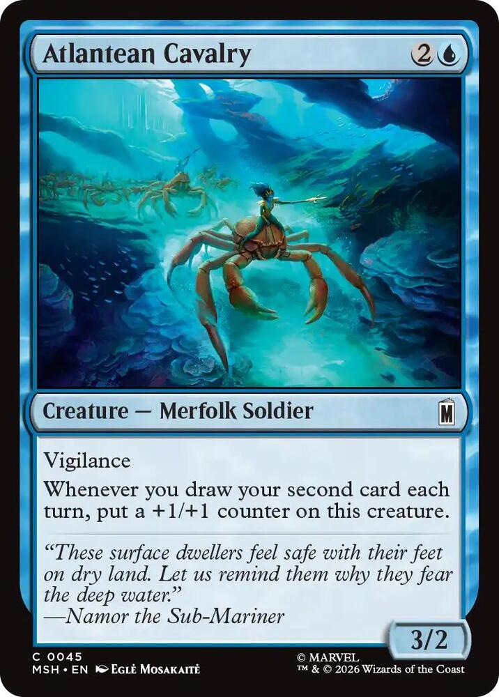 Atlantean Cavalry 45 (Marvel Super Heroes)  - Foil