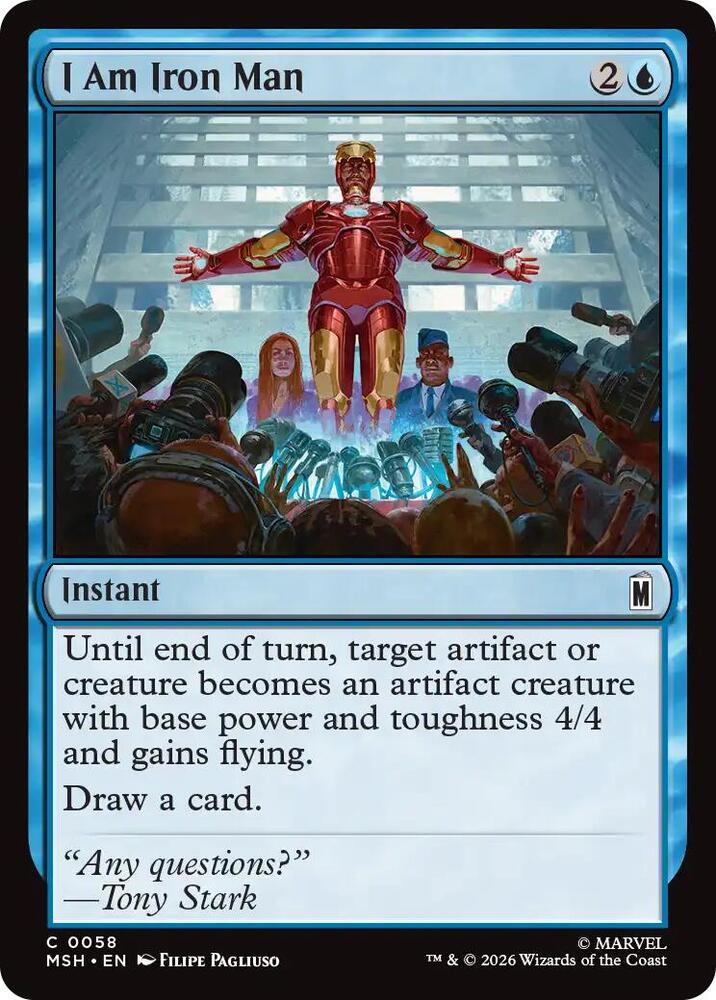 I Am Iron Man 58 (Marvel Super Heroes)  - Foil