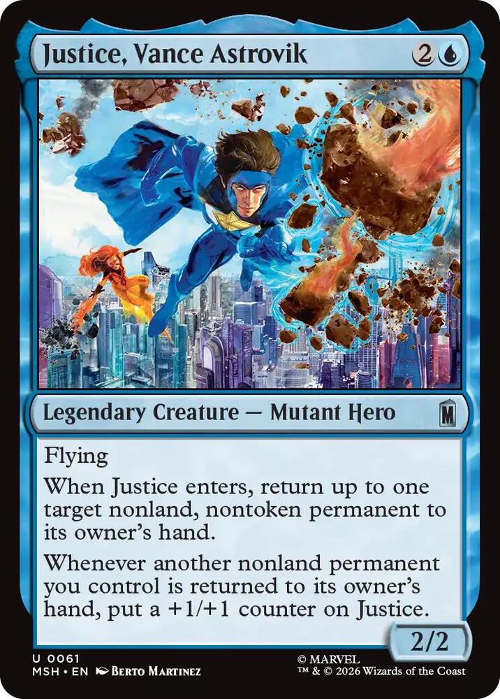 Justice, Vance Astrovik 61 (Marvel Super Heroes)  - Foil