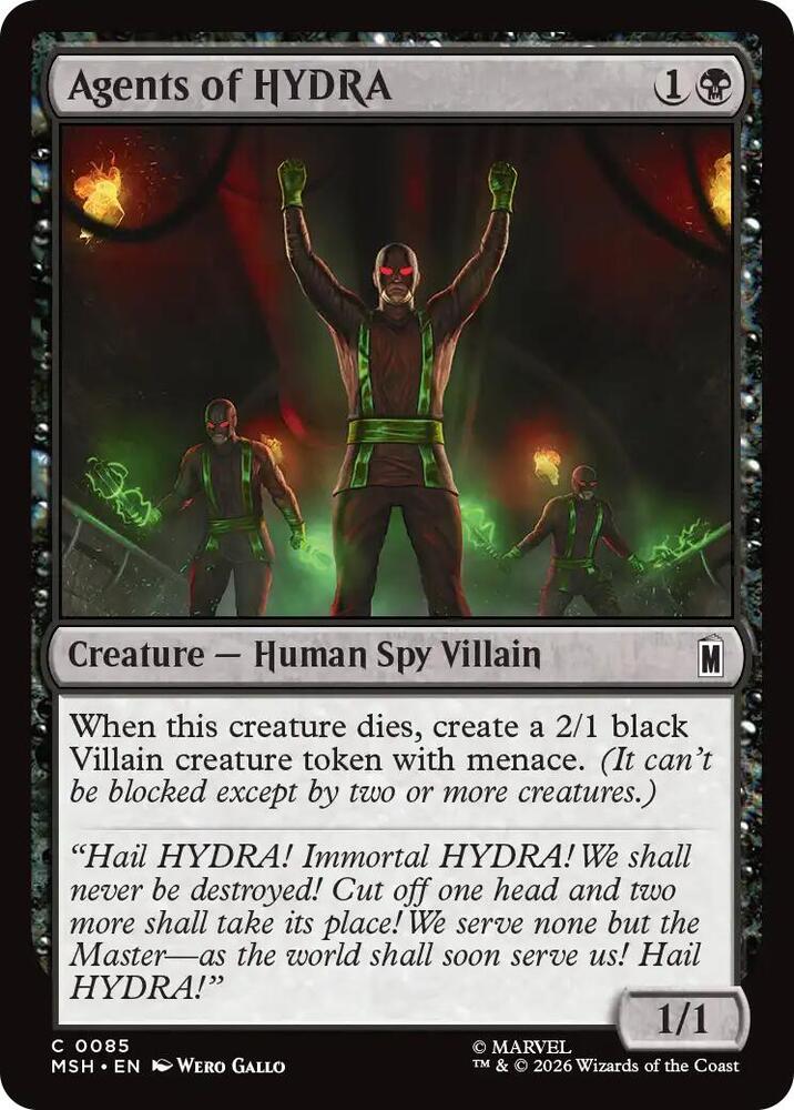 Agents of HYDRA 85 (Marvel Super Heroes)  - Foil