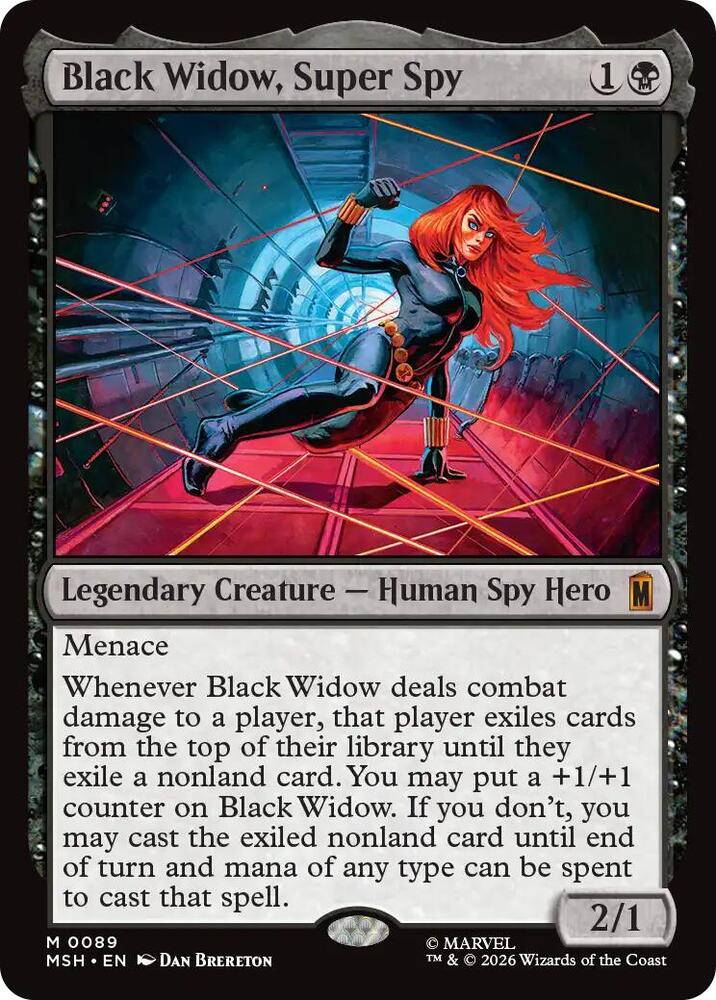 Black Widow, Super Spy 89 (Marvel Super Heroes)  - Foil
