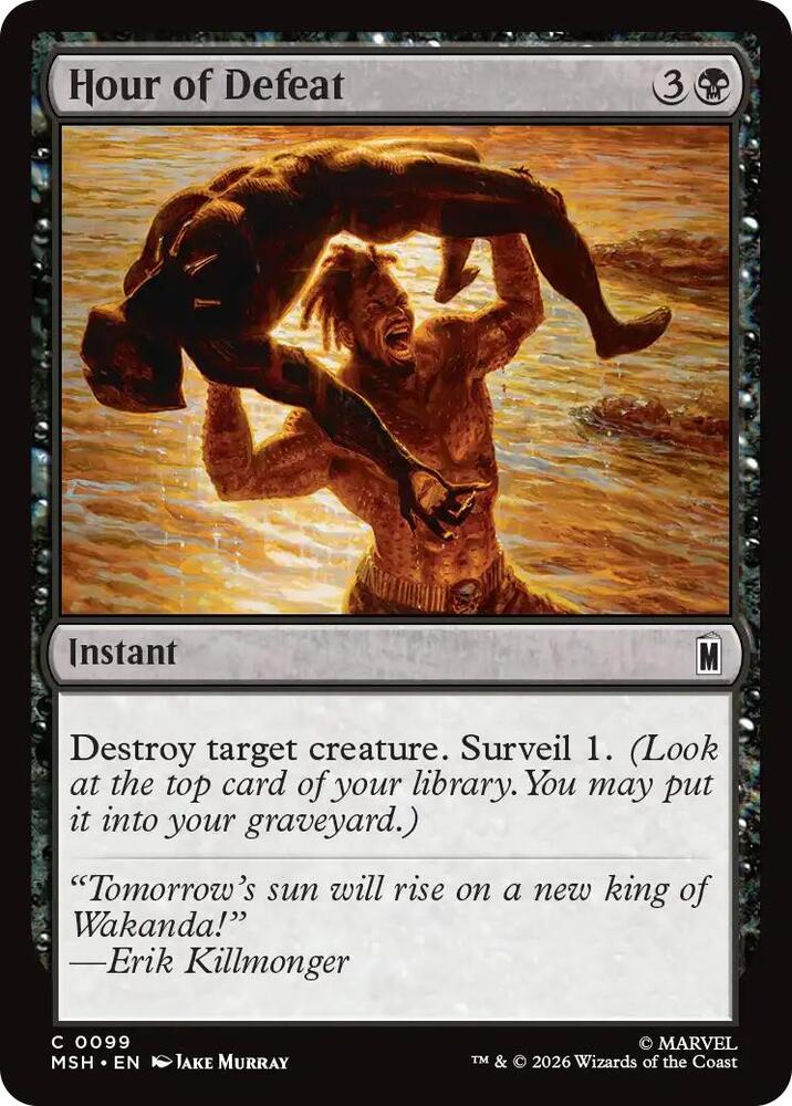 Hour of Defeat 99 (Marvel Super Heroes)  - Foil