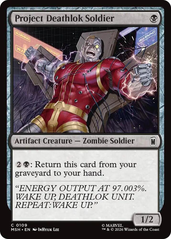 Project Deathlok Soldier 109 (Marvel Super Heroes)  - Foil