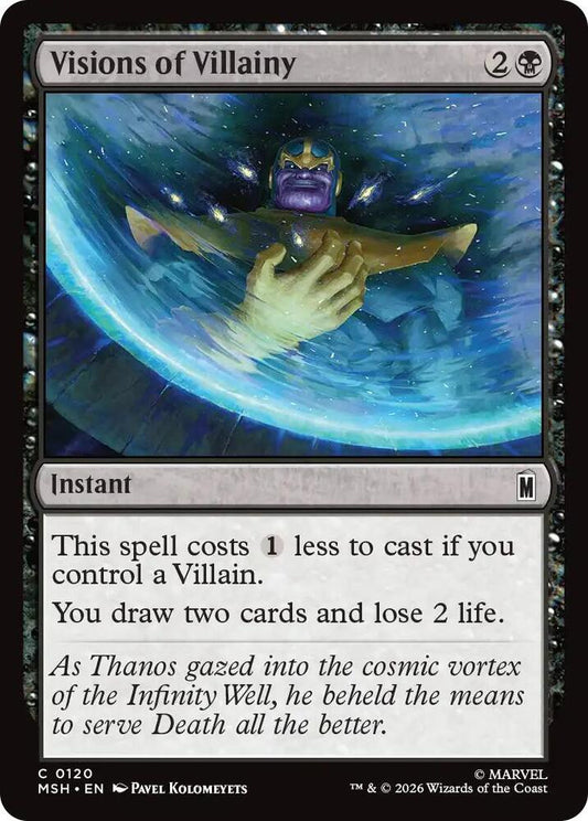 Visions of Villainy 120 (Marvel Super Heroes)  - Foil