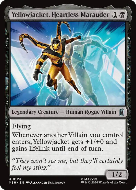 Yellowjacket, Heartless Marauder 123 (Marvel Super Heroes)  - Foil