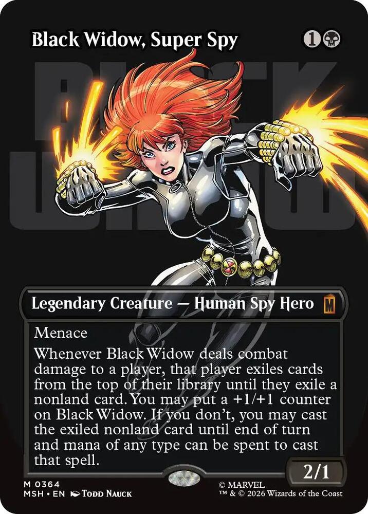 Black Widow, Super Spy 364 (Marvel Super Heroes)  - Borderless