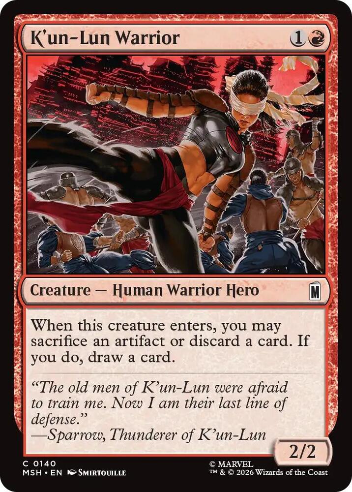 Kun-Lun Warrior 140 (Marvel Super Heroes)  - Foil