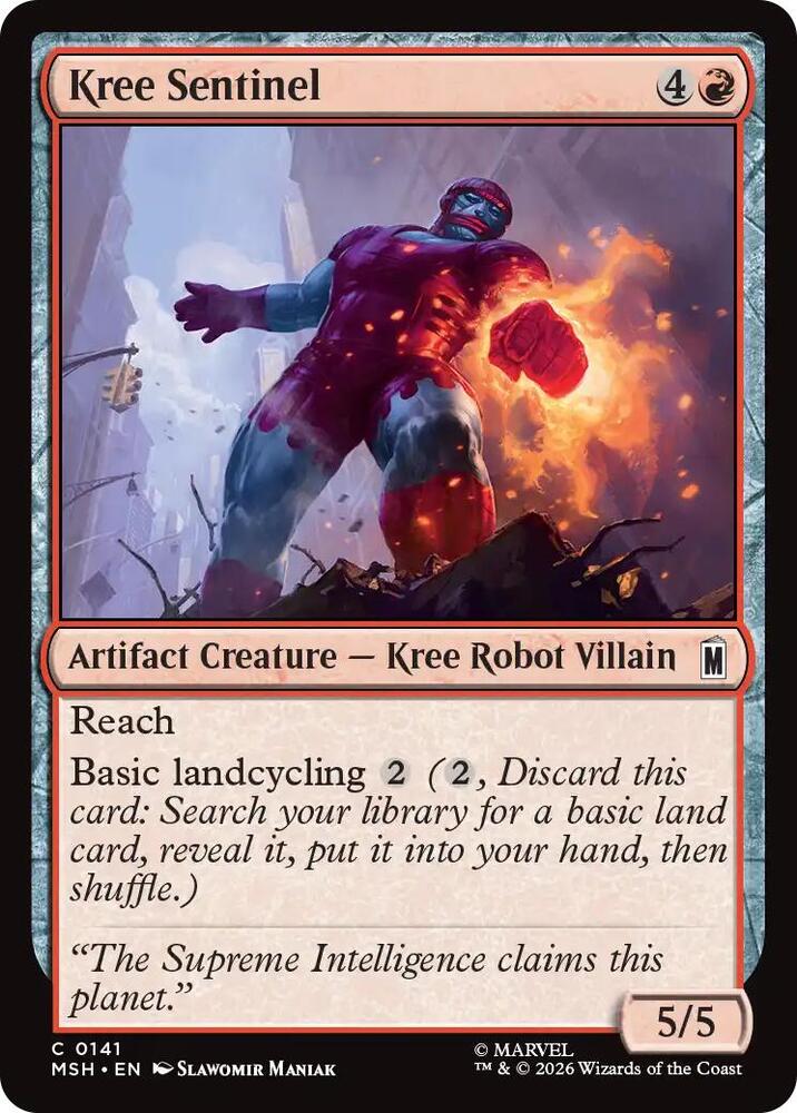 Kree Sentinel 141 (Marvel Super Heroes)  - Foil