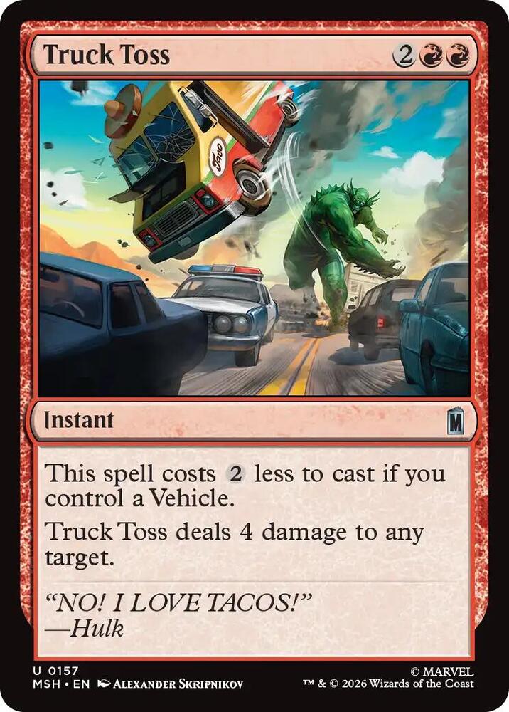 Truck Toss 157 (Marvel Super Heroes) 