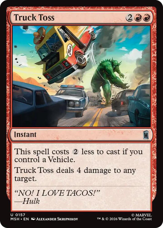 Truck Toss 157 (Marvel Super Heroes)  - Foil