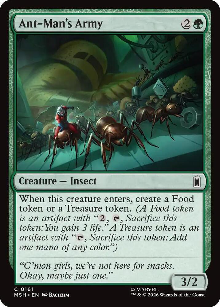 Ant-Man's Army 161 (Marvel Super Heroes)  - Foil