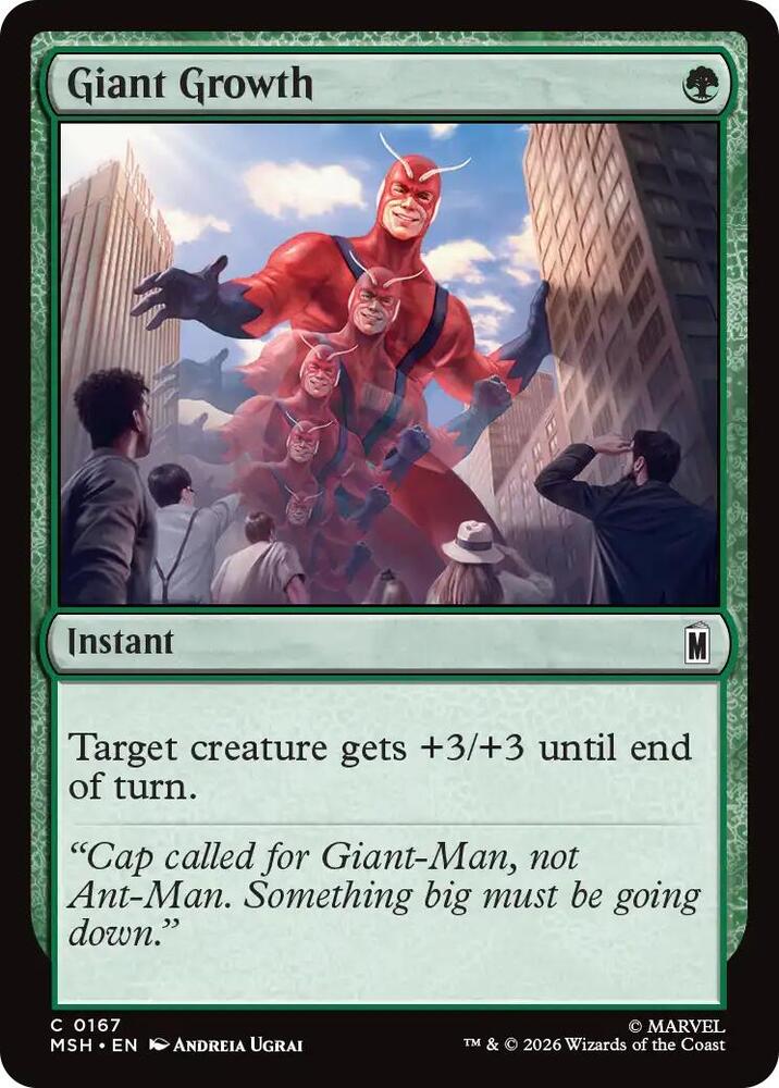 Giant Growth 167 (Marvel Super Heroes)  - Foil