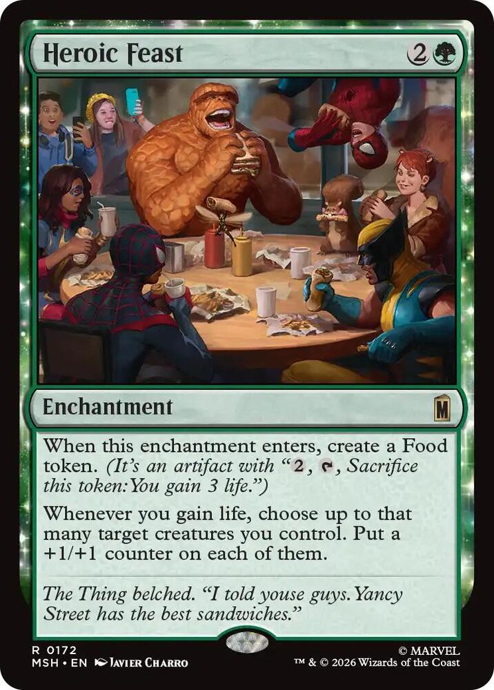 Heroic Feast 172 (Marvel Super Heroes)  - Foil