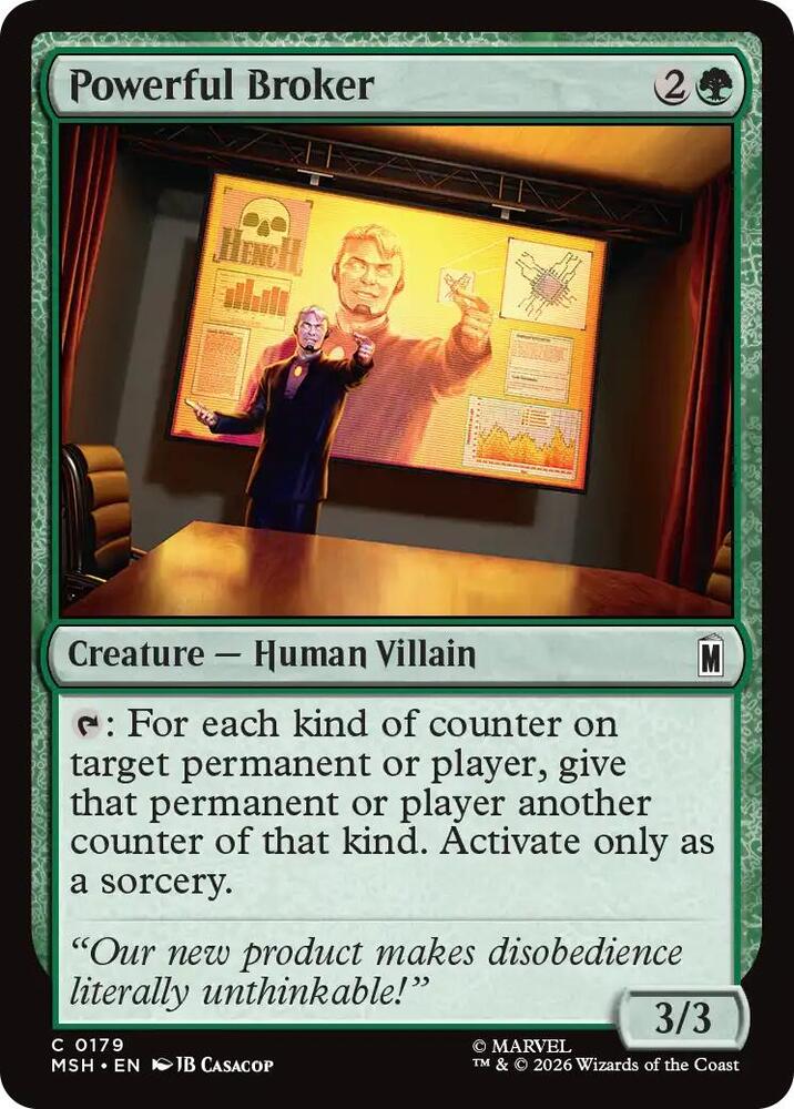 Powerful Broker 179 (Marvel Super Heroes)  - Foil