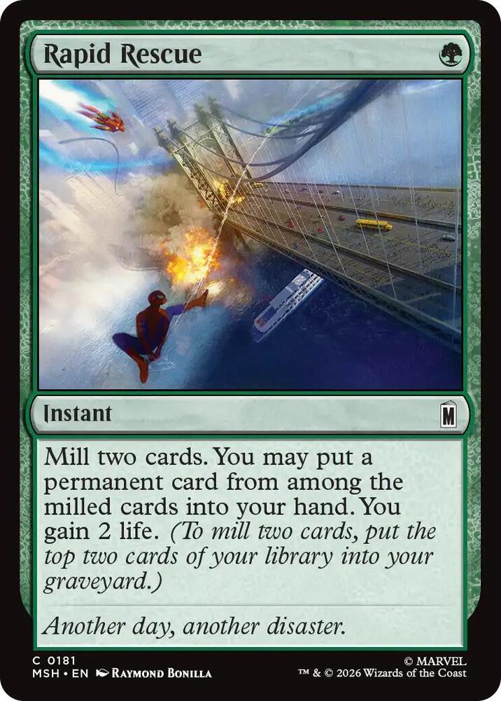 Rapid Rescue 181 (Marvel Super Heroes)  - Foil