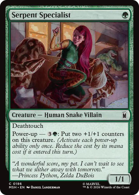Serpent Specialist 186 (Marvel Super Heroes)  - Foil