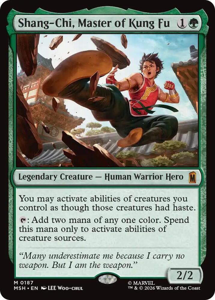Shang-Chi, Master of Kung Fu 187 (Marvel Super Heroes)  - Foil