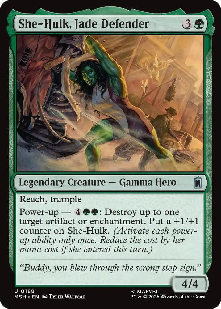 She-Hulk, Jade Defender 188 (Marvel Super Heroes) 