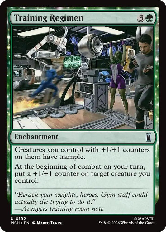 Training Regimen 192 (Marvel Super Heroes)  - Foil