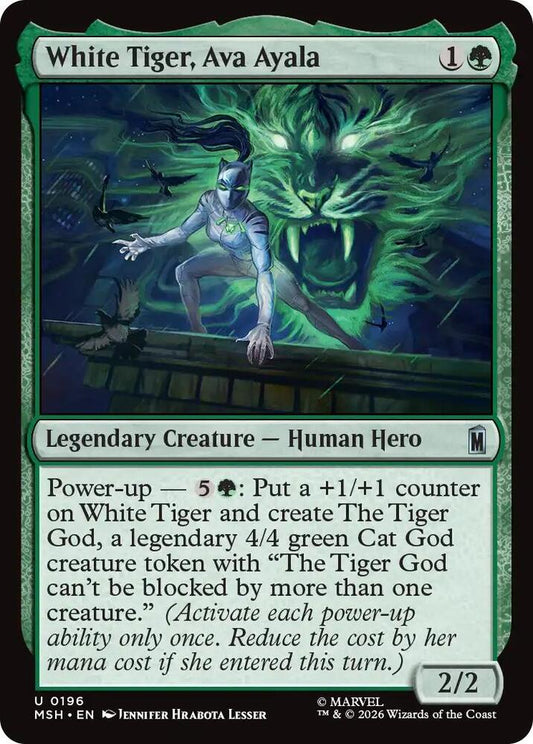 White Tiger, Ava Ayala 196 (Marvel Super Heroes)  - Foil