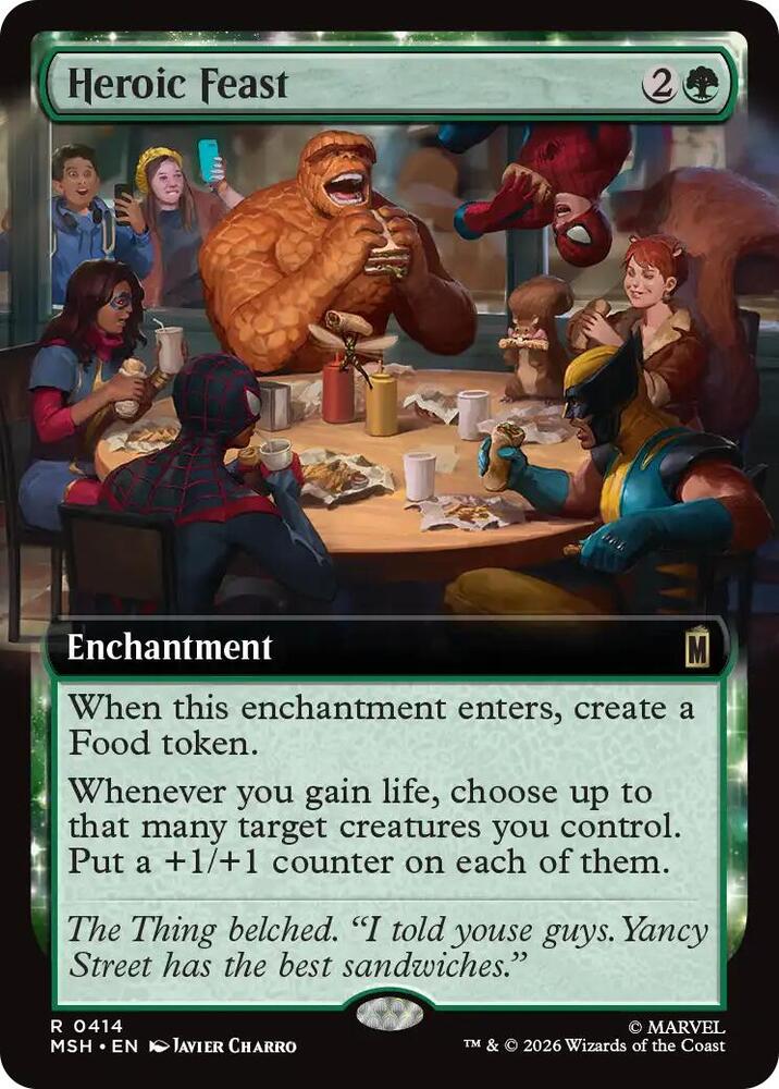 Heroic Feast 414 (Marvel Super Heroes)  - Extended Art