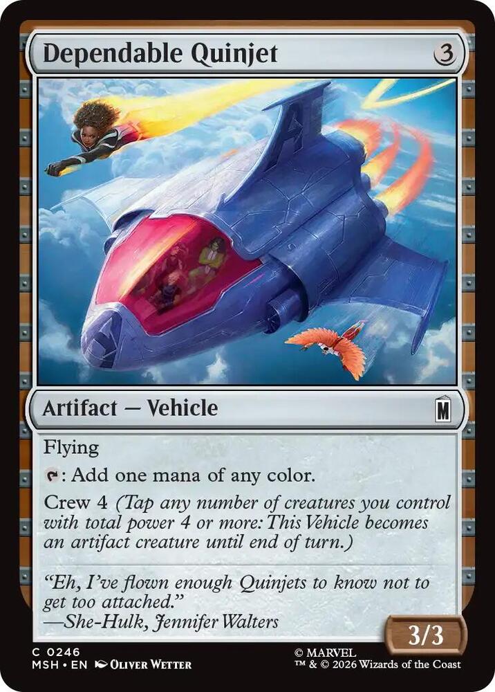 Dependable Quinjet 246 (Marvel Super Heroes)  - Foil