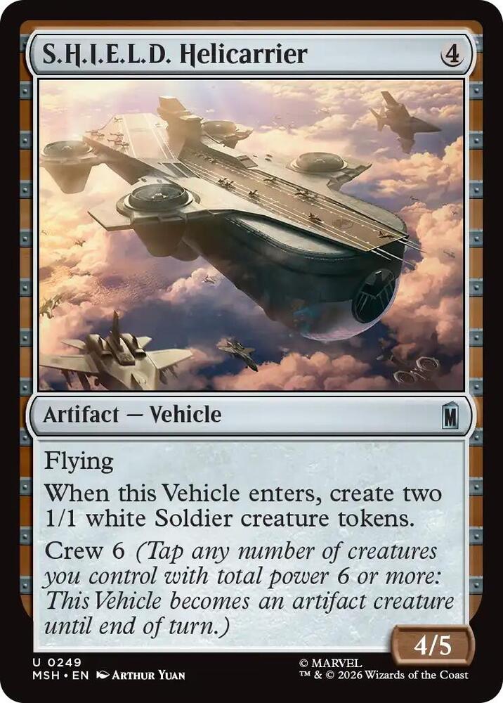 S.H.I.E.L.D. Helicarrier 249 (Marvel Super Heroes)  - Foil