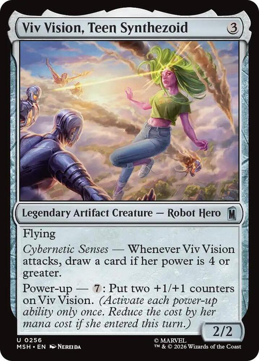 Viv Vision, Teen Synthezoid 256 (Marvel Super Heroes)  - Foil