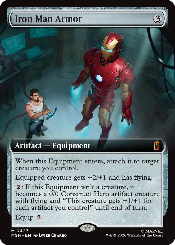 Iron Man Armor 427 (Marvel Super Heroes)  - Extended Art Foil