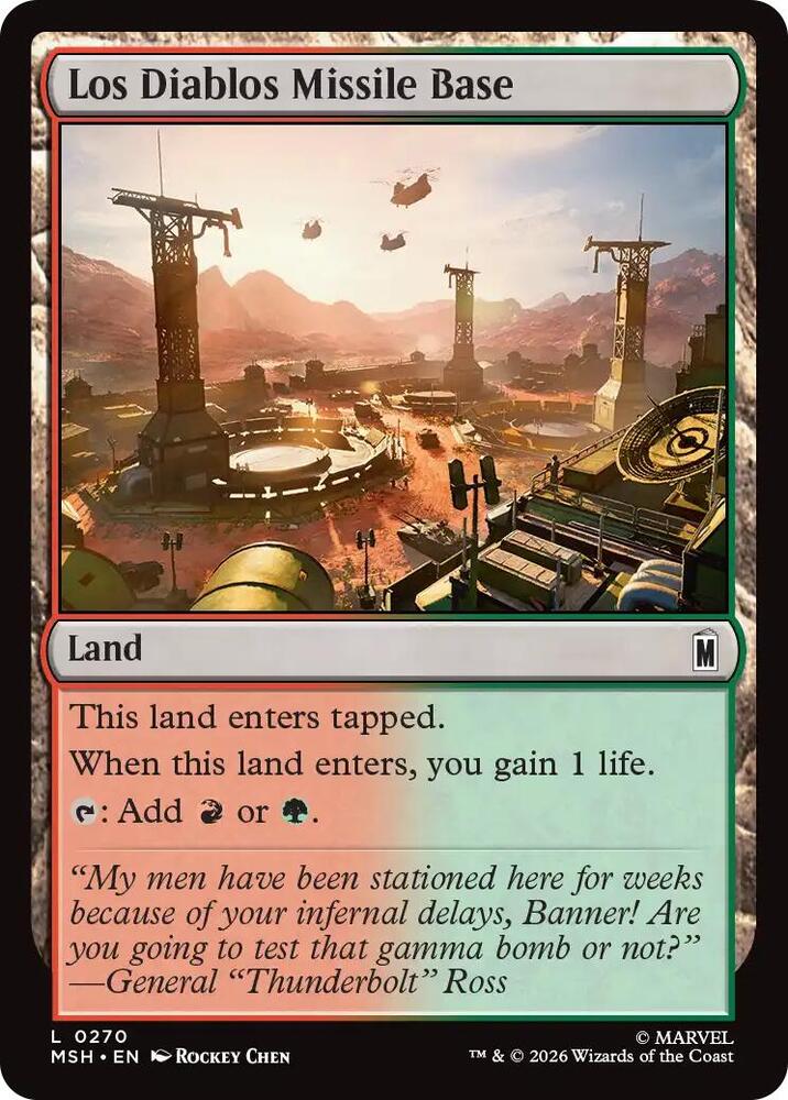 Los Diablos, Missile Base 270 (Marvel Super Heroes) 