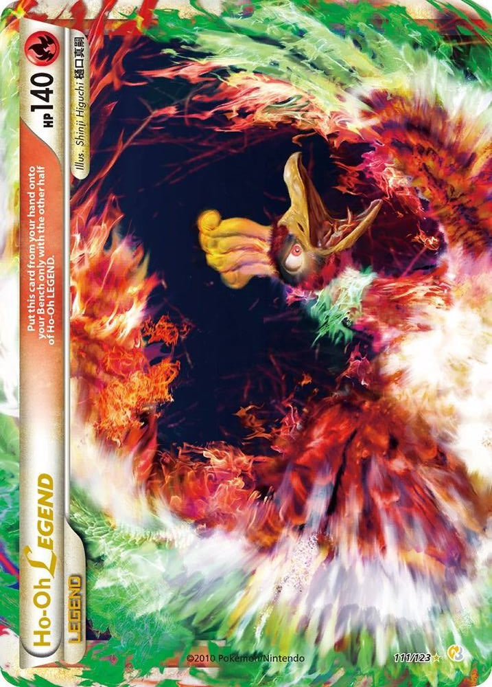 Ho-Oh Legend Top 111/123 (HeartGold SoulSilver)  - Holofoil