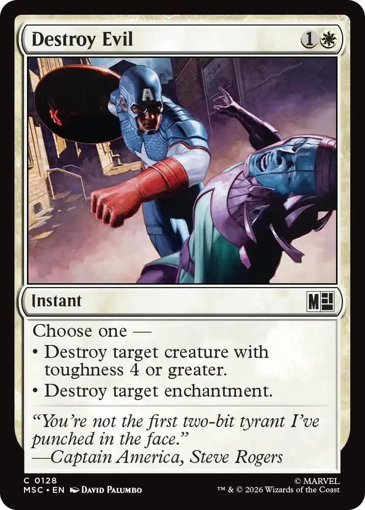 Destroy Evil 128 (Commander: Marvel Super Heroes) 