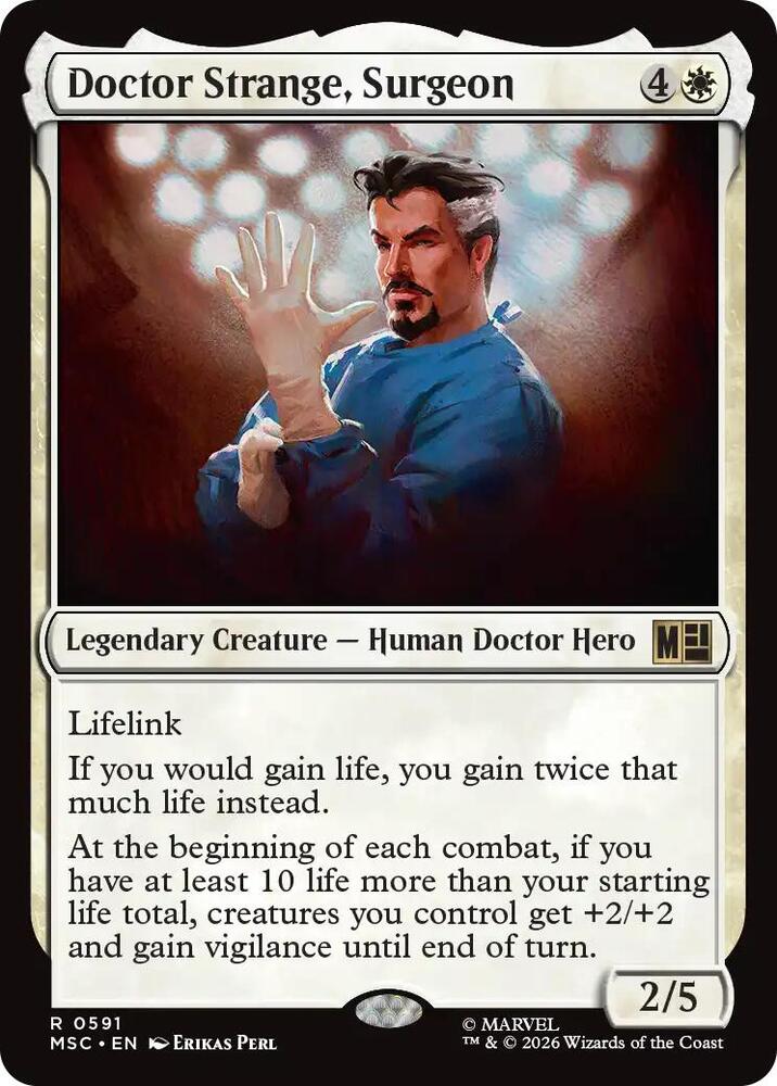 Doctor Strange, Surgeon 591 (Commander: Marvel Super Heroes)  - Foil