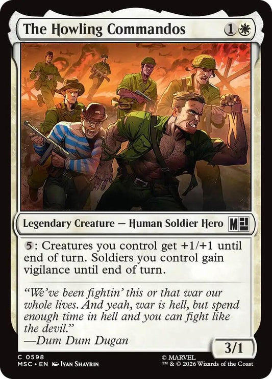 The Howling Commandos 598 (Commander: Marvel Super Heroes)  - Foil