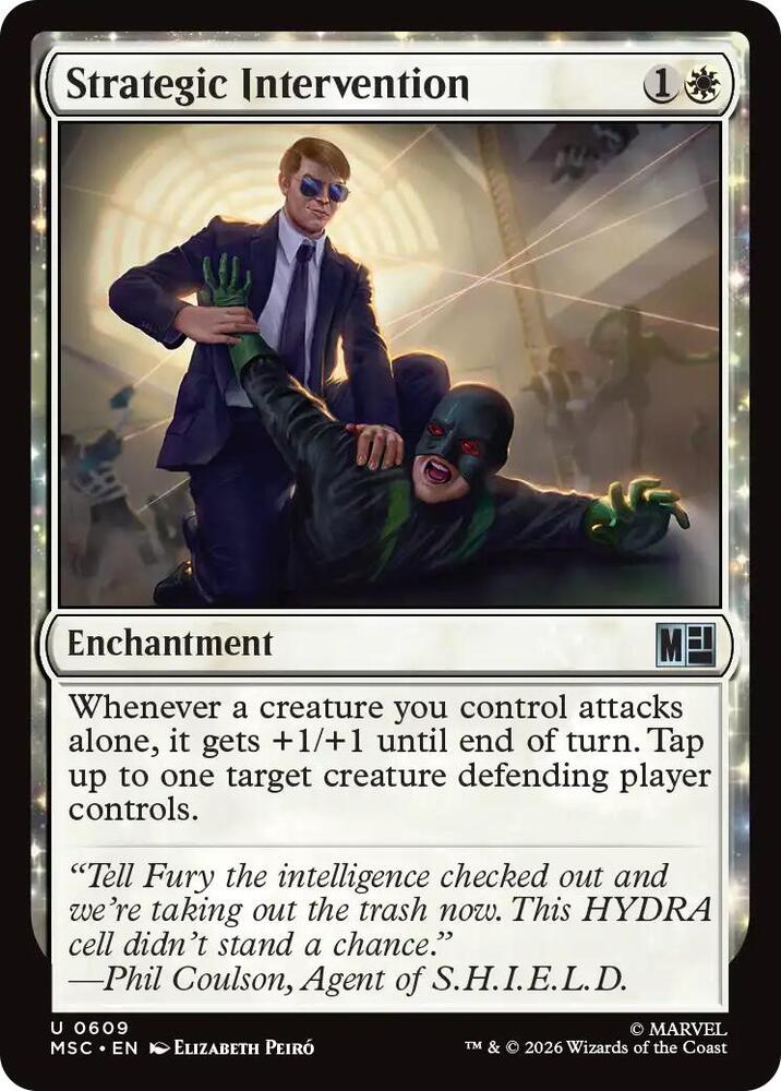 Strategic Intervention 609 (Commander: Marvel Super Heroes)  - Foil