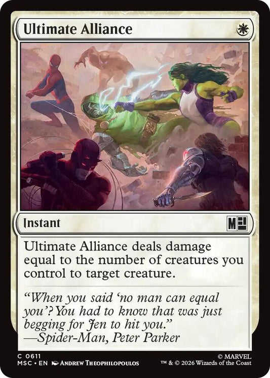 Ultimate Alliance 611 (Commander: Marvel Super Heroes)  - Foil