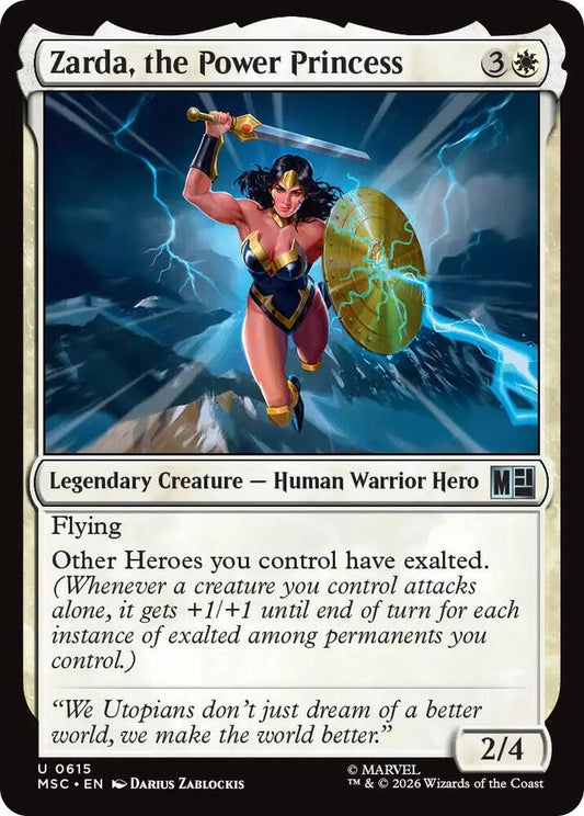 Zarda, the Power Princess 615 (Commander: Marvel Super Heroes)  - Foil