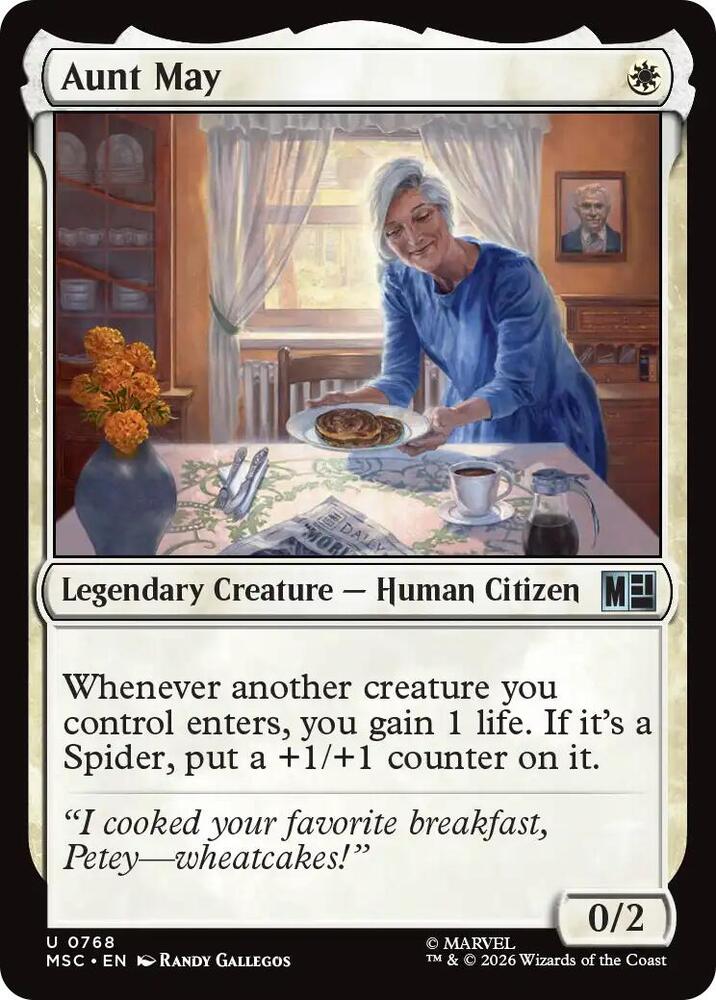 Aunt May 768 (Commander: Marvel Super Heroes)  - Foil