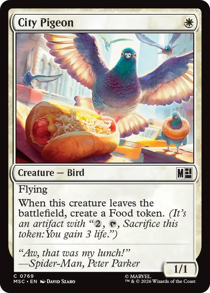 City Pigeon 769 (Commander: Marvel Super Heroes)  - Foil
