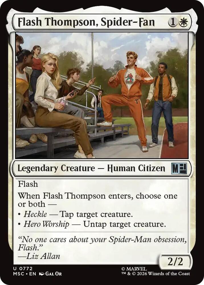 Flash Thompson, Spider-Fan 772 (Commander: Marvel Super Heroes)  - Foil