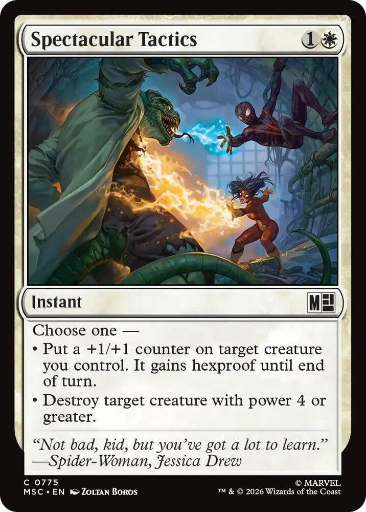 Spectacular Tactics 775 (Commander: Marvel Super Heroes)  - Foil