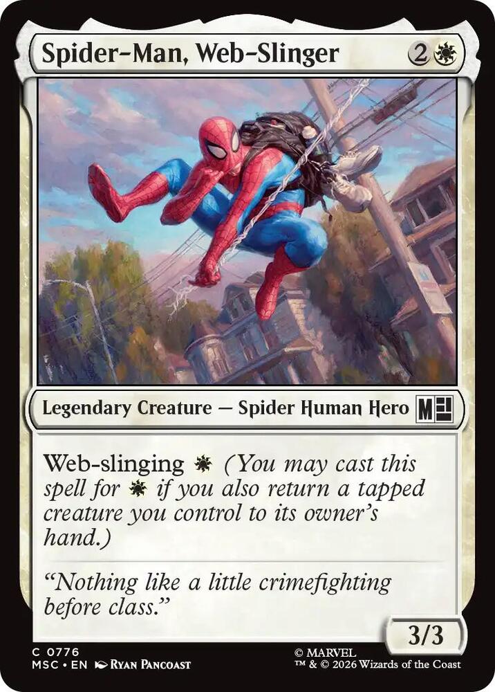 Spider-Man, Web-Slinger 776 (Commander: Marvel Super Heroes)  - Foil