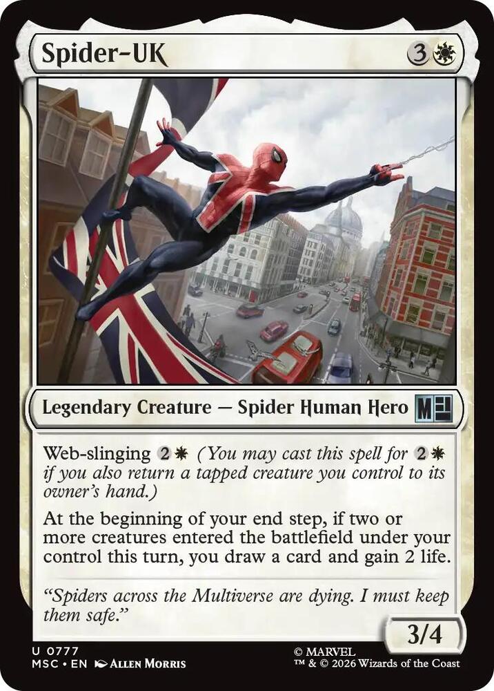 Spider-UK 777 (Commander: Marvel Super Heroes)  - Foil