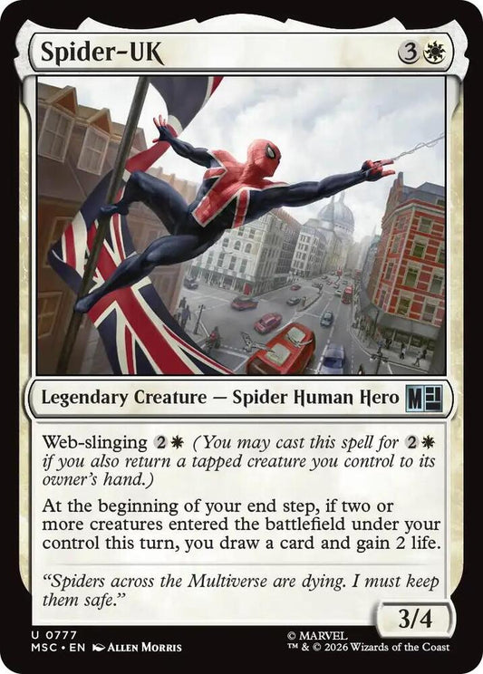 Spider-UK 777 (Commander: Marvel Super Heroes)  - Foil