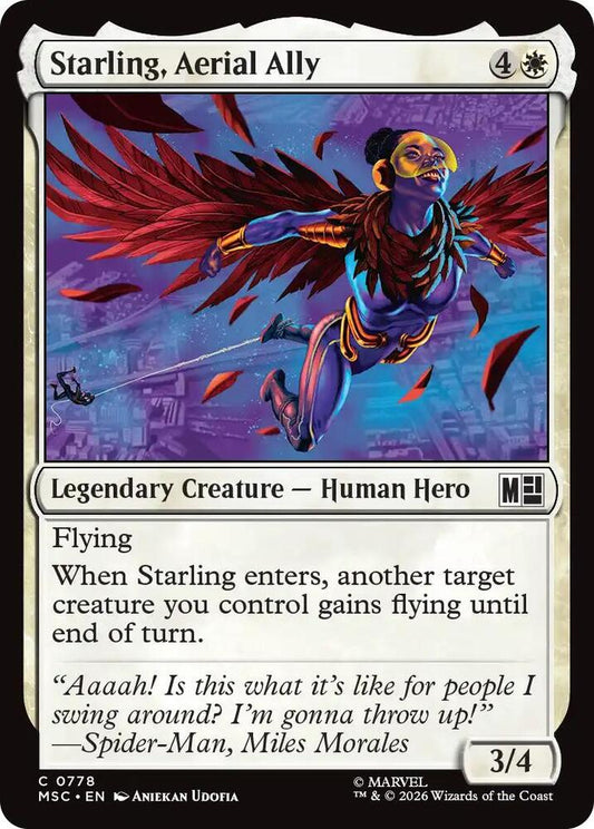 Starling, Aerial Ally 778 (Commander: Marvel Super Heroes)  - Foil