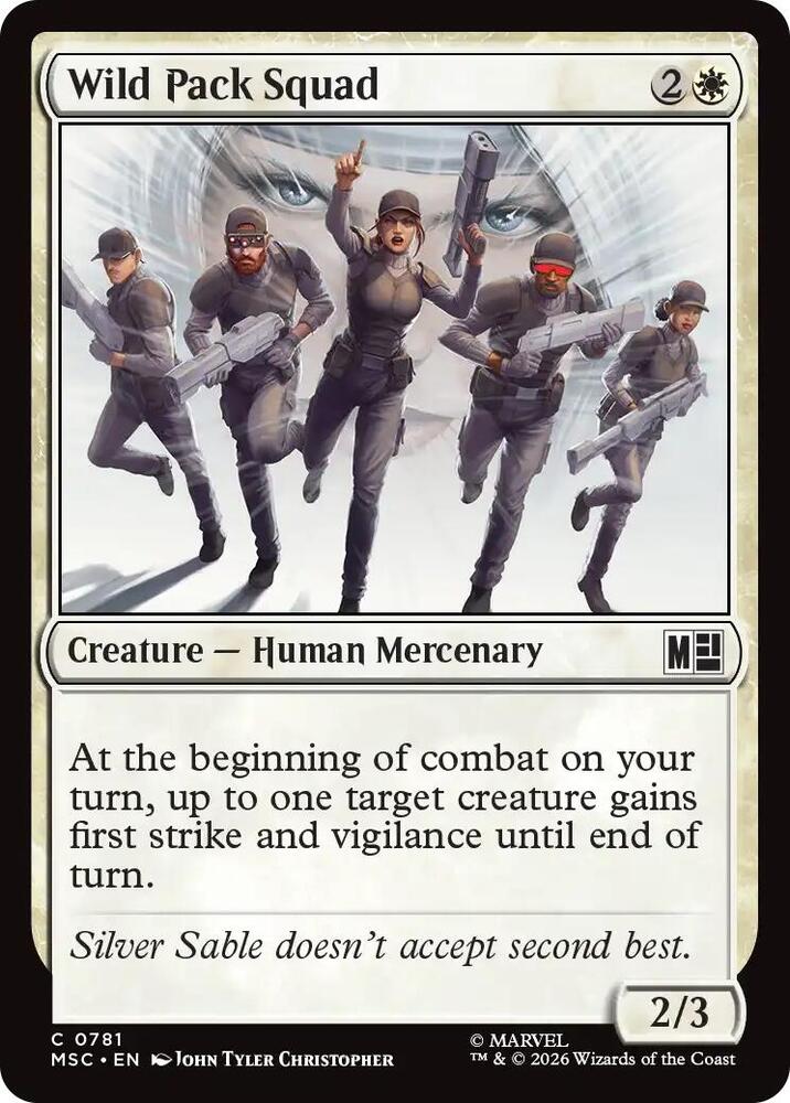 Wild Pack Squad 781 (Commander: Marvel Super Heroes)  - Foil