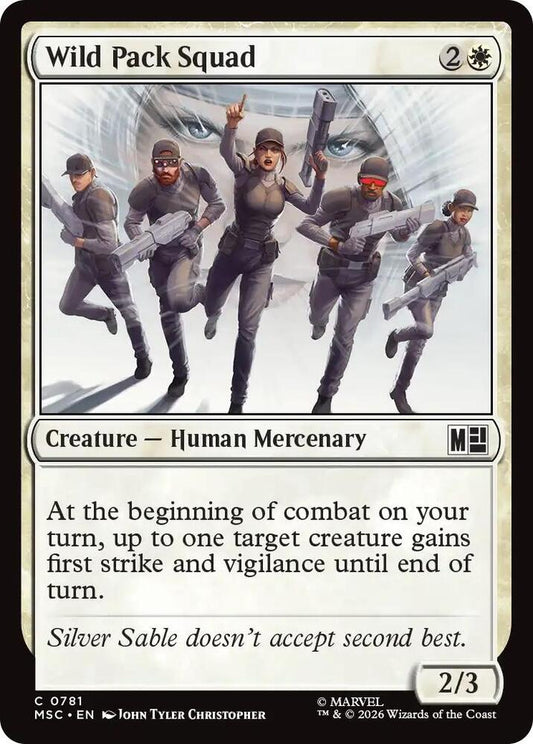 Wild Pack Squad 781 (Commander: Marvel Super Heroes)  - Foil