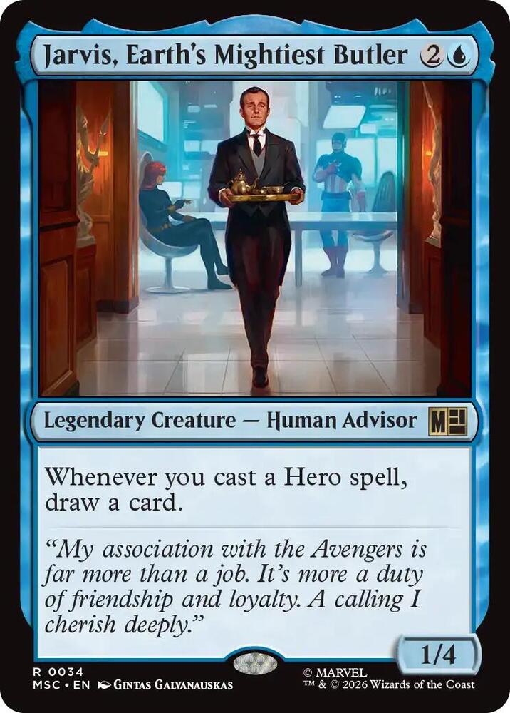 Jarvis, Earth's Mightiest Butler 34 (Commander: Marvel Super Heroes) 