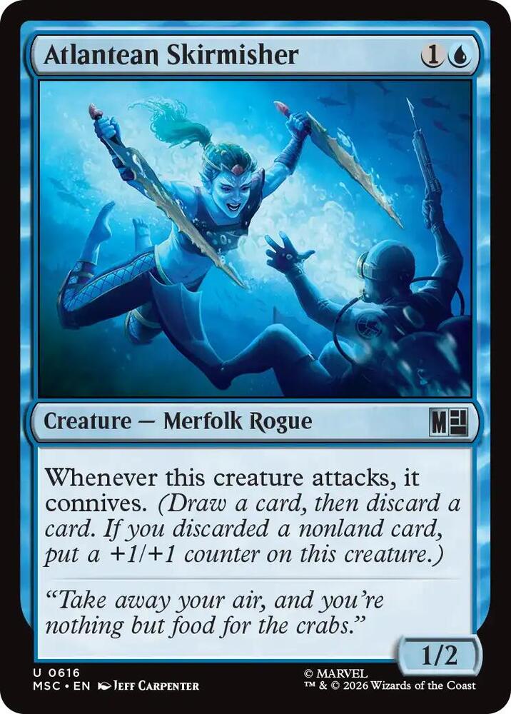 Atlantean Skirmisher 616 (Commander: Marvel Super Heroes)  - Foil